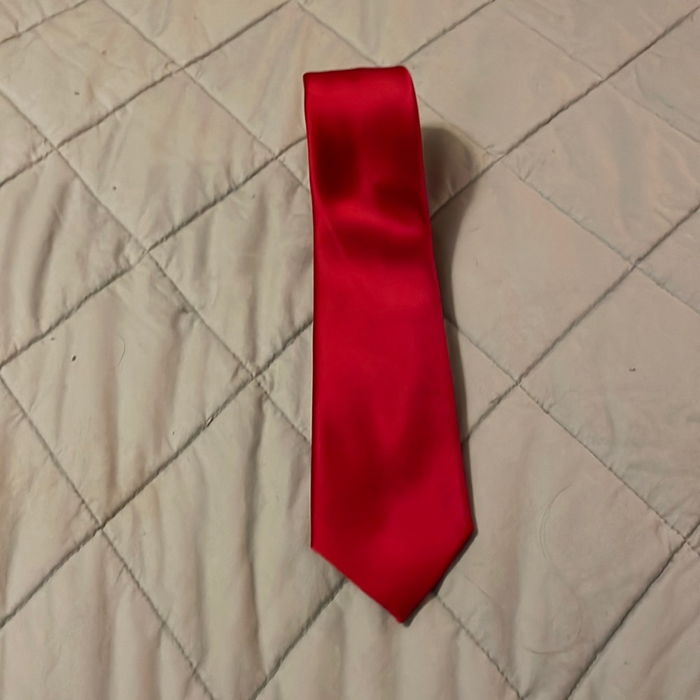 Red Izod tie